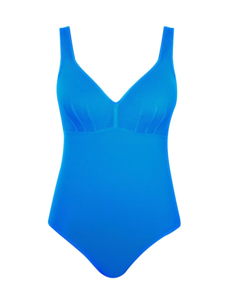 Panache Blue Lara Plunge Swimsuit - Image 5 of 5 Panache Blue Lara Plunge Swimsuit - Image 5 of 5