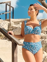 Panache Blue High Waist Briefs - Image 1 of 4
