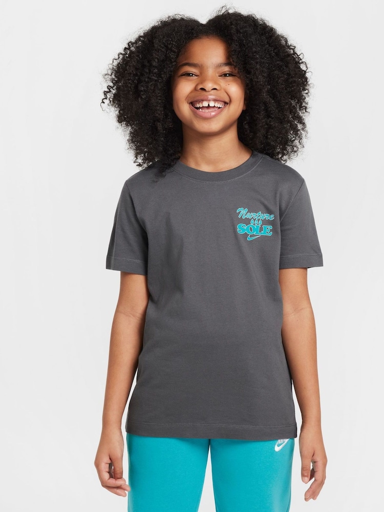 Nike Black Sportswear T-Shirt - Image 1 of 6 Nike Black Sportswear T-Shirt - Image 1 of 6