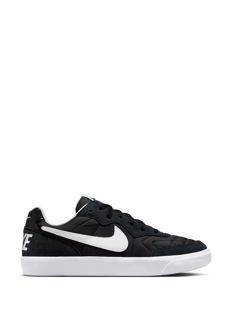 Nike Black Lifestyle Tiempo Trainers - Image 1 of 9