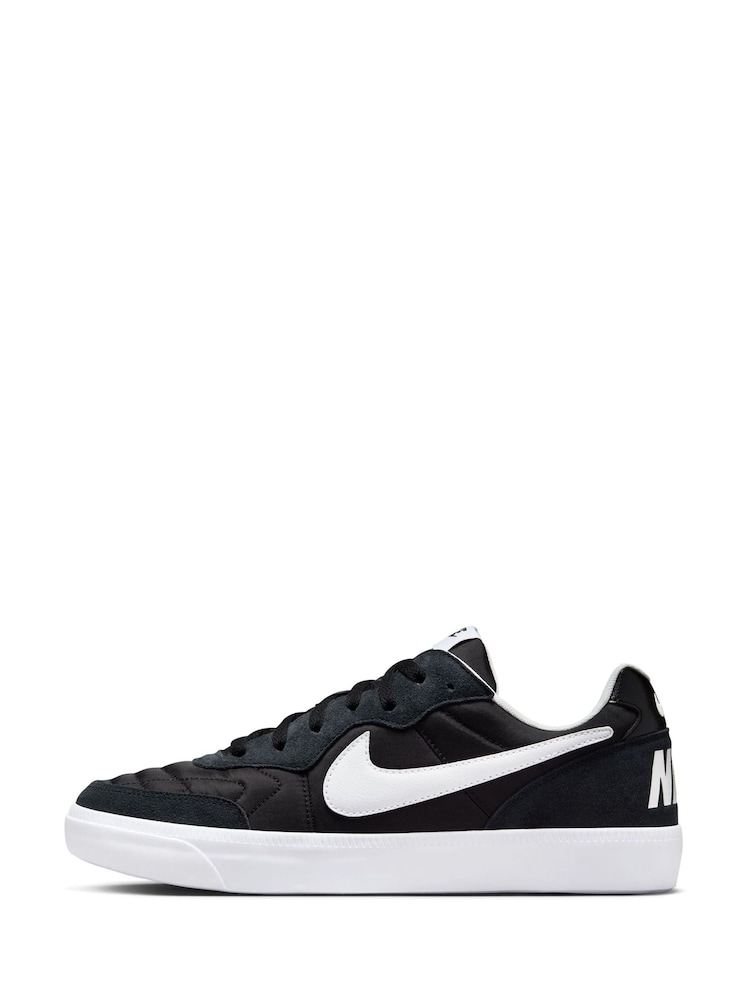Nike Black Lifestyle Tiempo Trainers - Image 2 of 9