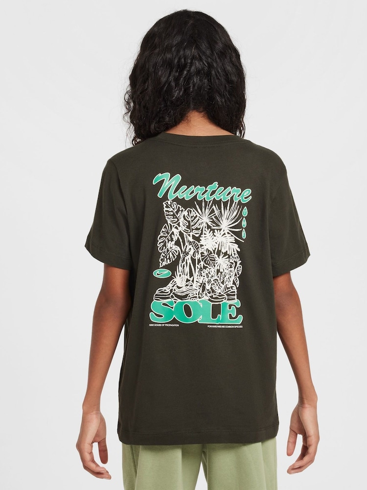 Nike Army Green Sportswear T-Shirt - Image 2 of 6