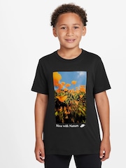 Nike Black Sportswear 100% Cotton T-Shirt - Image 1 of 3