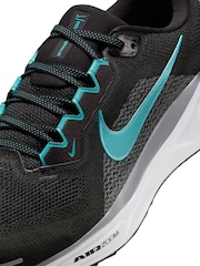 Nike Black/Teal Pegasus 41 Road Running Trainers - Image 10 of 11