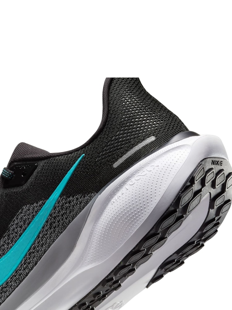 Nike Black/Teal Pegasus 41 Road Running Trainers - Image 11 of 11