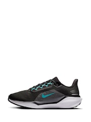 Nike Black/Teal Pegasus 41 Road Running Trainers - Image 4 of 11