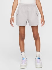 Nike College Grey Woven Cargo Shorts - Image 1 of 6