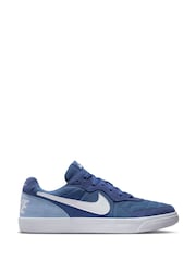 Nike Blue Lifestyle Tiempo Trainers - Image 1 of 2