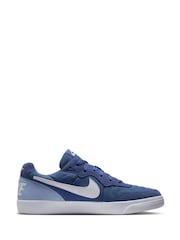 Nike Blue Lifestyle Tiempo Trainers - Image 3 of 10