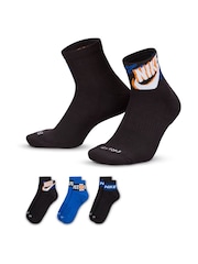 Nike Everyday Plus Ankle Socks 3 Pairs - Imagen 1 de 4