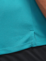 Nike Cactus Blue Dri-FIT Miler Running Vest Top - Image 3 of 4