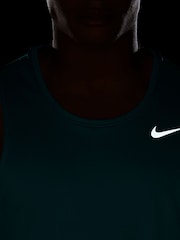 Nike Cactus Blue Dri-FIT Miler Running Vest Top - Image 4 of 4