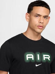 Nike Black Yellow Air Graphic T-Shirt - Image 3 of 4