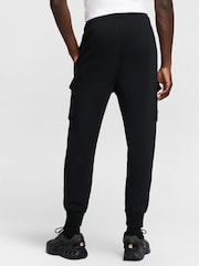 Nike Black Sportswear Air Fleece Cargo Joggers - Image 2 of 7