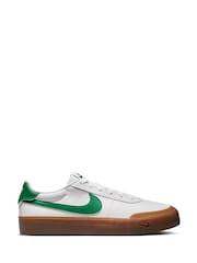 Nike White Brown Court Shot Trainers - Image 1 of 8