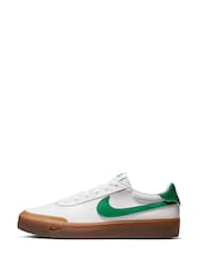 Nike White Brown Court Shot Trainers - Image 2 of 8