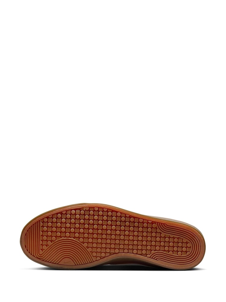 Blanc marron - Nike Court Shot Trainers - Image 6 of 8