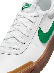 Nike White Brown Court Shot Trainers - Image 7 of 8