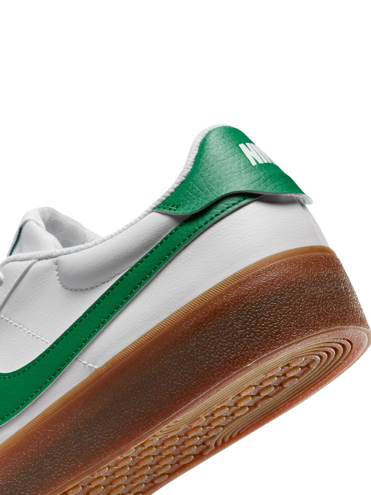 Nike White Brown Court Shot Trainers - Image 8 of 8