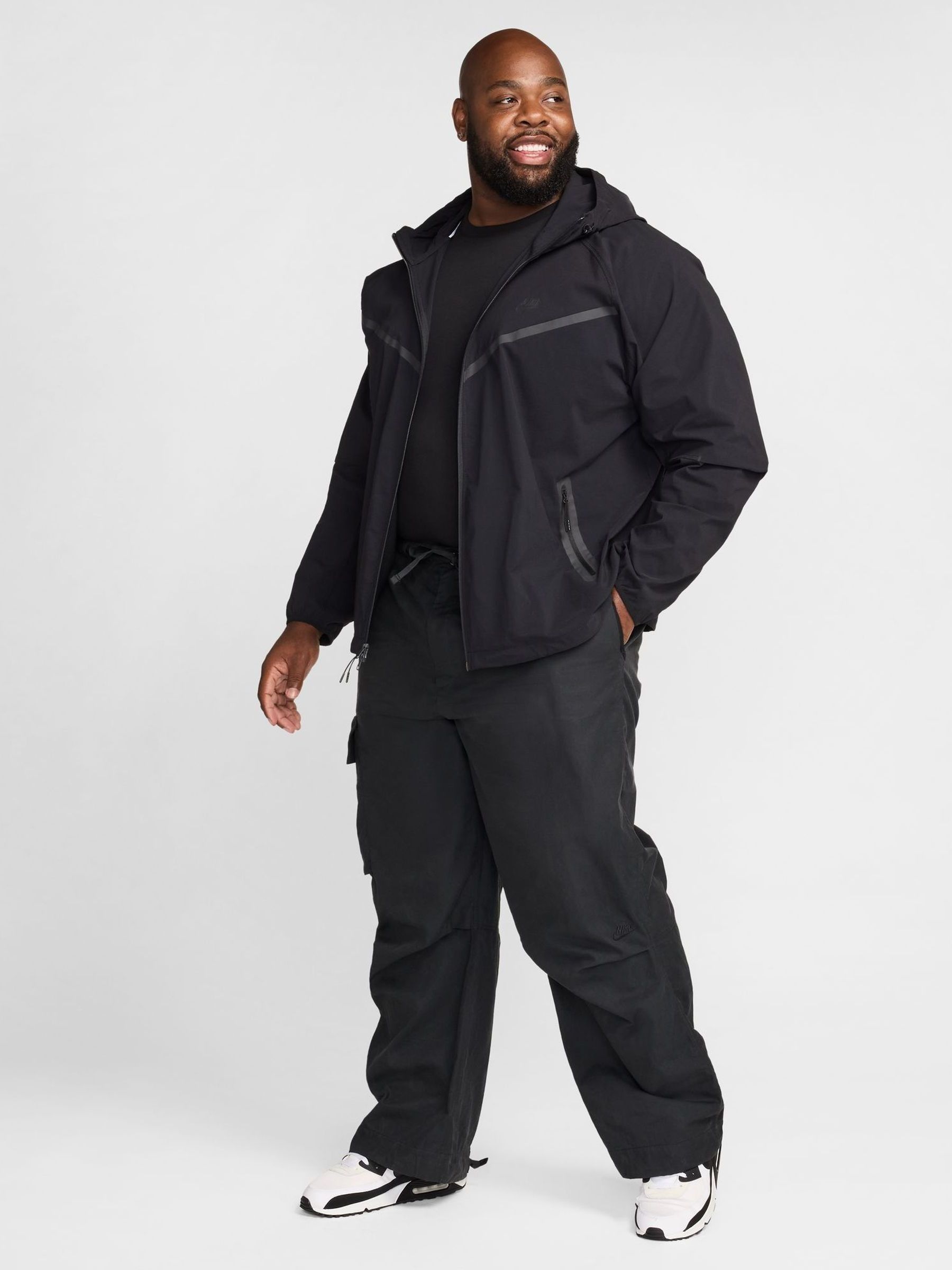 Comprar Moletom Nike Obsidian Tech Fleece com zíper para inverno