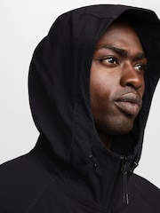 Черный - флисовая толстовка на молнии Nike Obsiian Tech - Image 4 of 10
