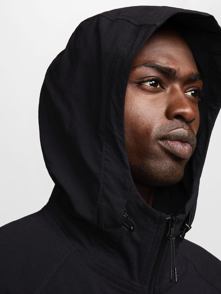 Nike Black Obsidian Tech Fleece Zip Up Winterized Hoodie - Image 4 of 10