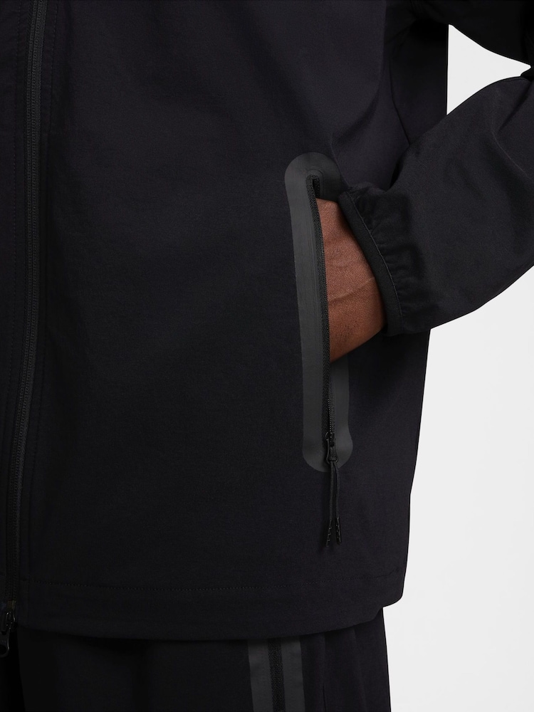 Nike Black Obsidian Tech Fleece Zip Up Winterized Hoodie - Image 5 of 10