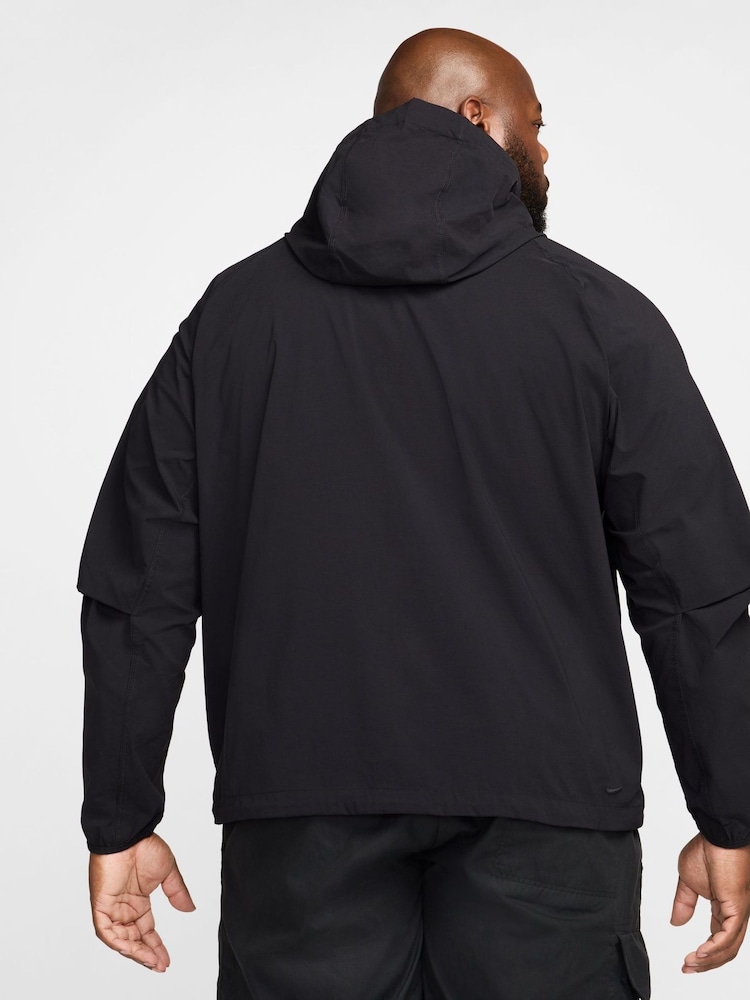 Nike Black Obsidian Tech Fleece Zip Up Winterized Hoodie - Image 7 of 10