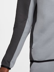 Антрацит/Серый - Толстовка Nike Tech Fleece Zip-Up Hoodie - Изображение 6 из 11