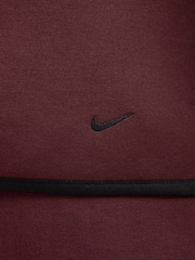 Burgundy Crush - Nike Tech Fleece Zip Up Huvtröja - Bild 9 av 11