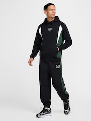 Nike Black Yellow Air Fleece Pullover Hoodie - Image 3 of 7