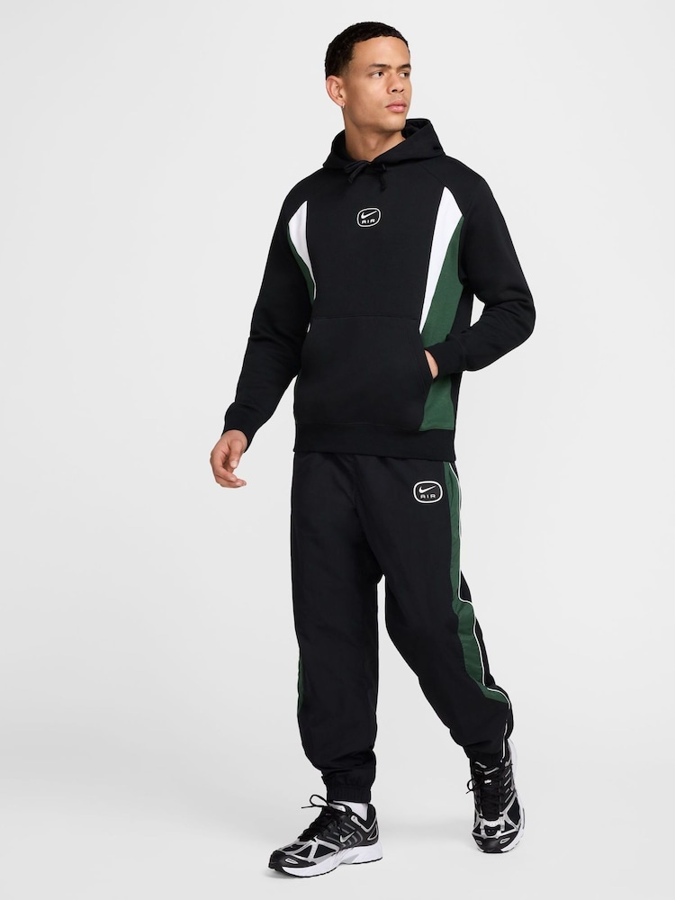 Zwart geel - Nike Air - Fleece pulloverhoody - Image 3 of 7