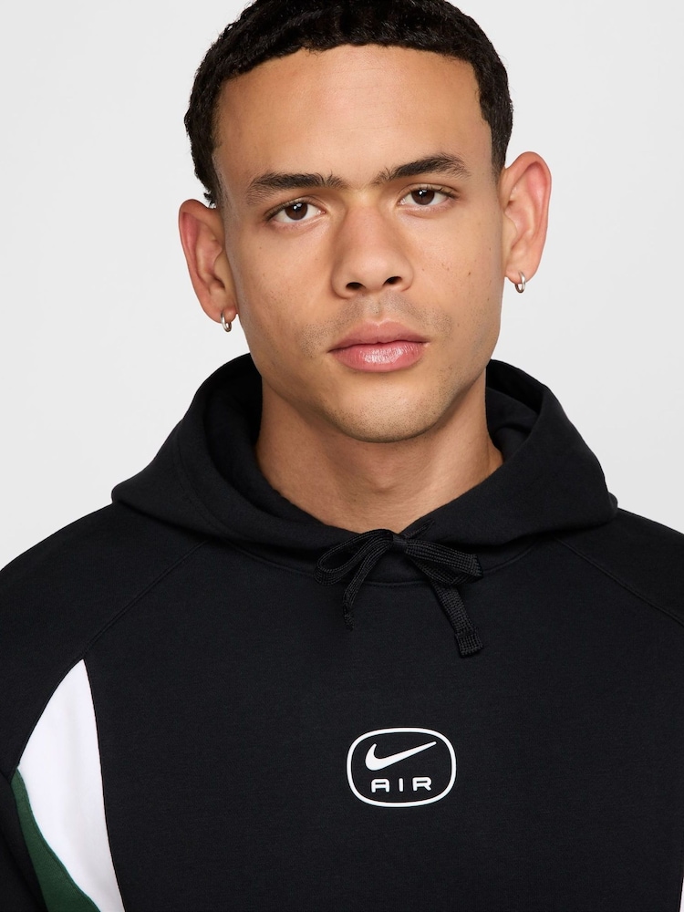 Zwart geel - Nike Air - Fleece pulloverhoody - Image 4 of 7