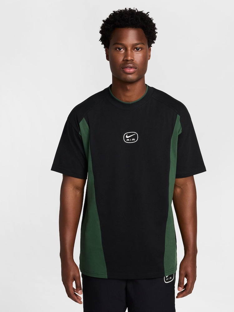 Nike Black Air Colourblock T-Shirt - Image 1 of 5
