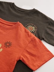 Green/Orange 100% Cotton Short Pyjamas 2 Pack (9mths-12yrs) - Image 11 of 11