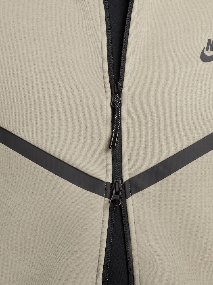 Light Army - Nike Tech Fleece Zip Up Huvtröja - Bild 11 av 11