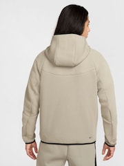 Light Army - Nike Tech Fleece Zip Up Huvtröja - Bild 2 av 11