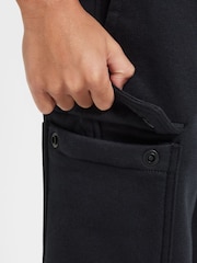 Nike Black Sport Inspired Fleece Cargo Joggers - Image 5 of 10