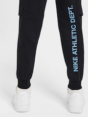 Nike Black Sport Inspired Fleece Cargo Joggers - Image 6 of 10