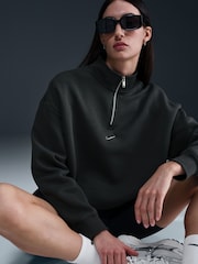 Antracita - Sudadera deportiva con cremallera corta de Nike - Imagen 5 de 5