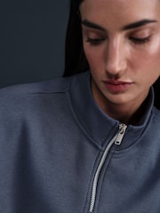 Azul difuminado - Sudadera deportiva con cremallera corta de Nike - Imagen 5 de 5