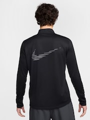 Nike Blue Dri-Fit Flash Pacer Half Zip Running Top - Image 2 of 9