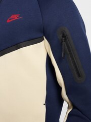 Blå - Nike Tech Fleece Zip Up Huvtröja - Bild 9 av 10