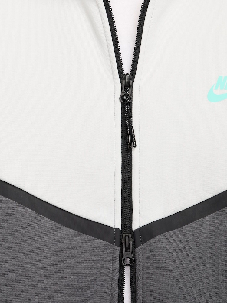 Nike Iron Grey Tech Fleece Zip-Up Hoodie - Image 11 of 11