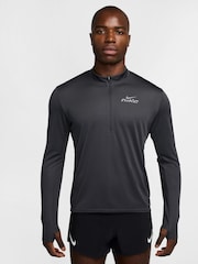 Nike Black Dri-FIT Flash Pacer Half Zip Running Top - Image 1 of 4