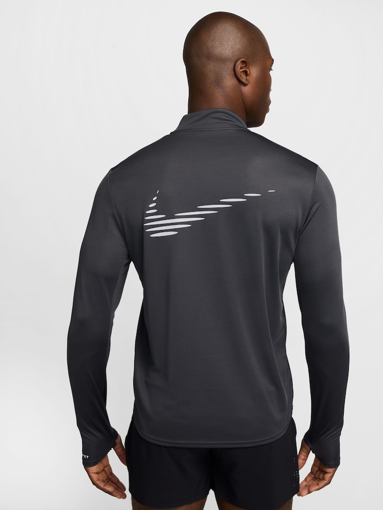 Nike Black Dri-FIT Flash Pacer Half Zip Running Top - Image 2 of 4