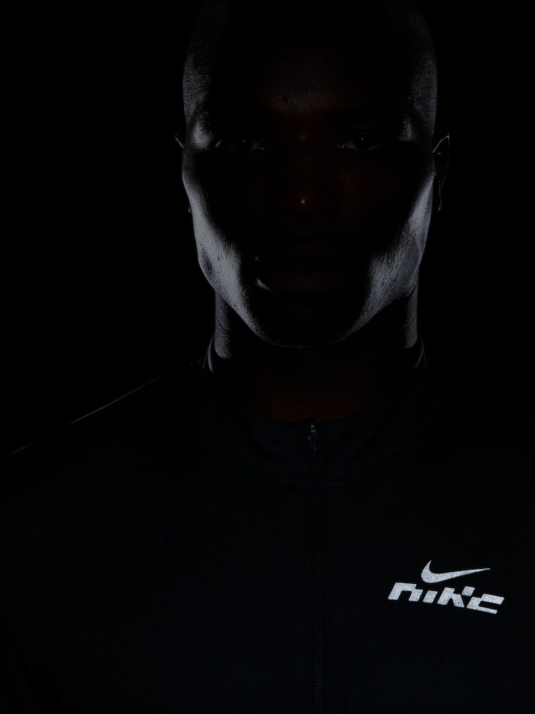 Nike Black Dri-FIT Flash Pacer Half Zip Running Top - Image 4 of 4