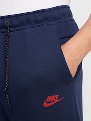 Azul marino medianoche - Pantalones de chándal técnicos con forro polar de Nike - Imagen 4 de 9