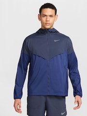 Nike Thunder Blue Lighweight Windrunner Running Jacket - Image 1 of 6