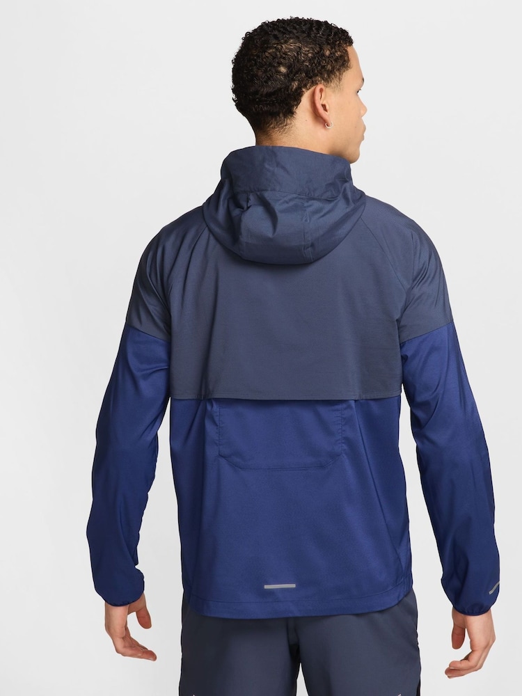 Nike Thunder Blue Lighweight Windrunner Running Jacket - Image 2 of 6
